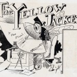 1909: Though most often associated with Tech’s athletic teams, this sketch from the 1909 Blueprint shows the yellow jacket’s more studious side.